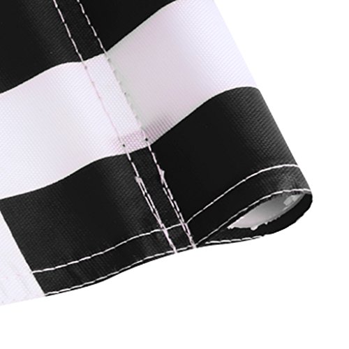 YIJU 5 Peças de Golfe Portátil Quadriculada com Símbolo de Treinamento para Prática - Preto-Branco