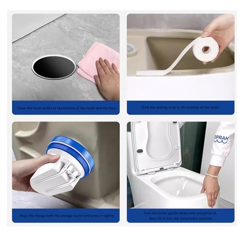 Núcleos prácticos y resistentes para desagües de piso para prevención de olores en baños y cocinas, sin riesgo de fugas miniatura 4
