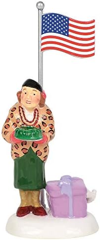 Department 56 Original Snow Village Accessories National Lampoon's Christmas Vacation Aunt Bethany Play Ball Figurine, 2.95 Inch, Multicolor image 2