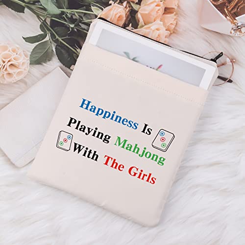 Bolsa divertida para Mahjong con bolsillo para jugadores miniatura 4