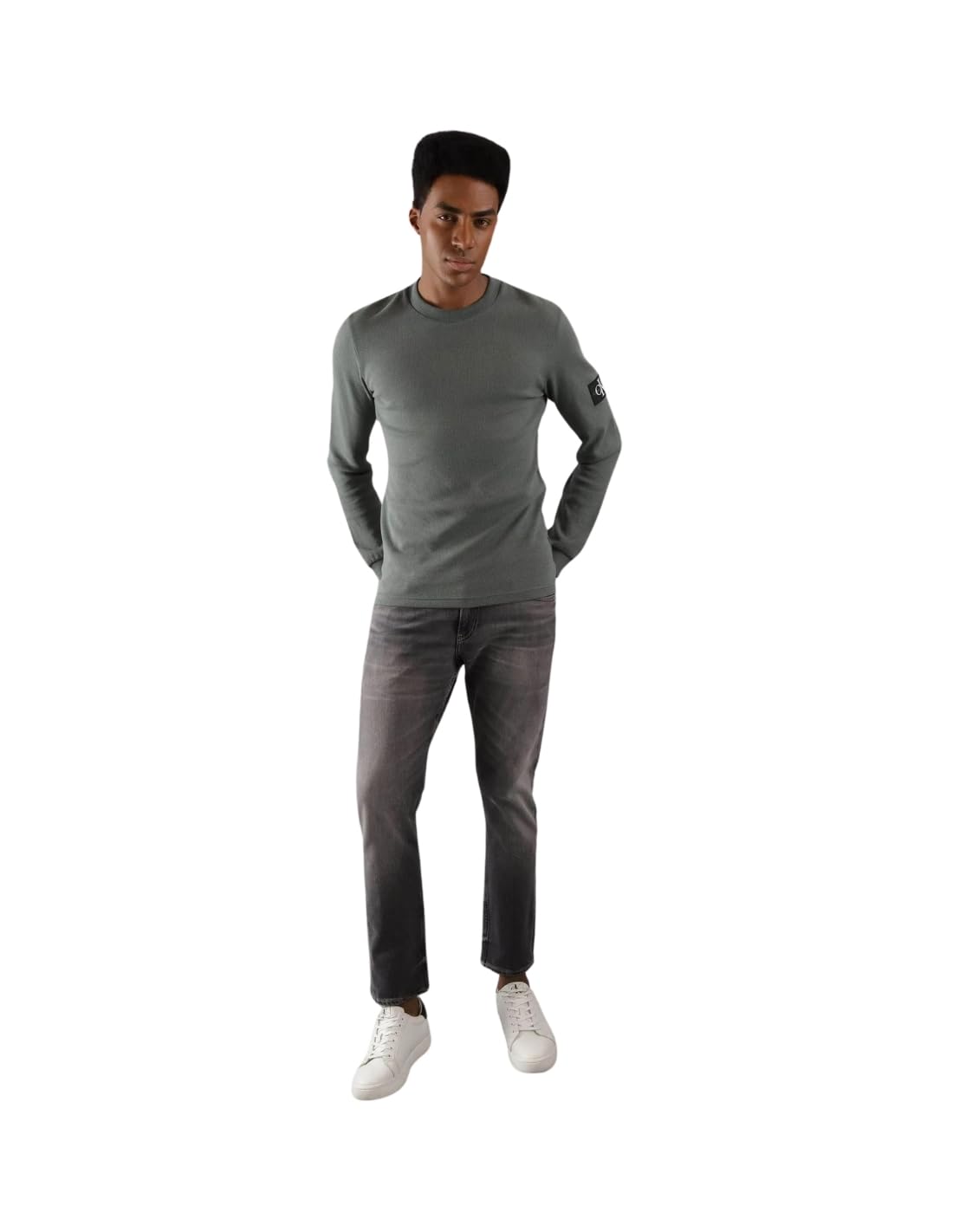 Calvin Klein Maniche Lunghe J30J323485 - Uomo
