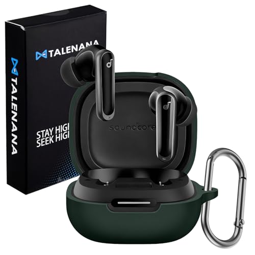 TALENANA for Anker Soundcore P40i�P�[�X �V���R�[�� �ی�J�o�[ �ϏՌ� �h�� �h�o �L�Y�h�~ �����[�d�\ �S�ʕی�P�[�X �C���z�� �J���r�i�t�� Anker Soundcore P40i �Ή�(�O���[��)