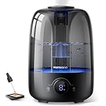 Homvana – Homvana Luftbefeuchter Schlafzimmer Topfill, 360° Cool Mist(
