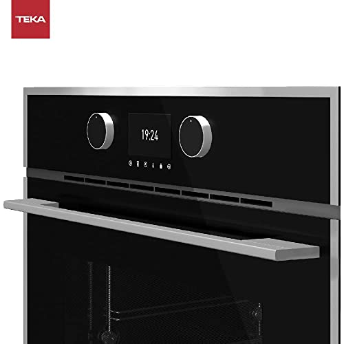 Teka HLB 860 P - Horno Pirolítico Multifunción SurroundTemp con 20 Recetas, Sistema de Limpieza DualClean, Autolimpieza Pirolítica, 12 Funciones de Cocinado, Color Cristal Negro con Marco - imagen 6