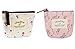 Produktbild ACGE® Kleiner dünner Geldbeutel 2PCS praktisch kleine Geldbörse Mini Geldbeutel Mini-Portemonnaie Herren und Damen (Rose + Beige)
