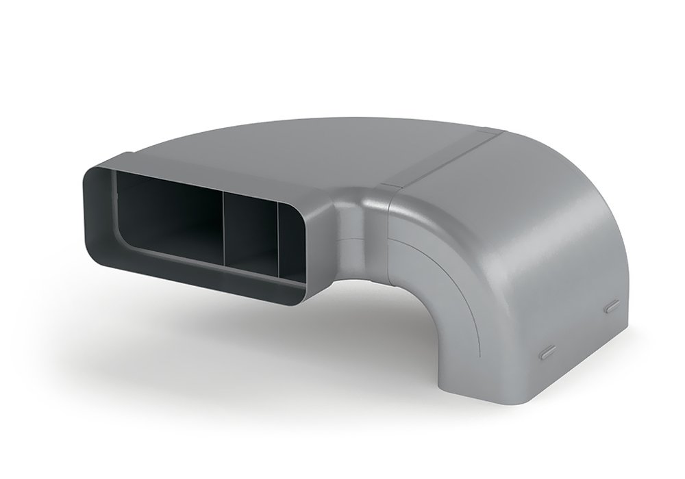SF 150 Rohrset für Muldenlüfter mit Luftleitkörper für perfekte Strömungswerte / COMPAIR STEEL flow 150 (System Ø 150)