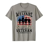 Sozialhilfe so schwer zu bekommen wie Veteranenhilfe für das T-Shirt