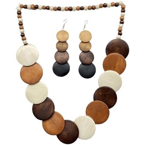YAZILIND Ensemble collier et boucles d'oreilles Cover