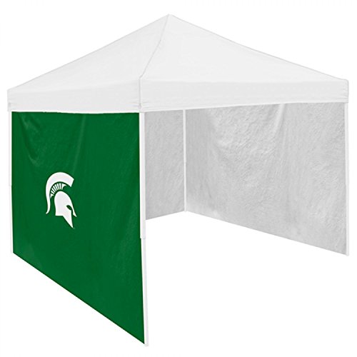 Logo Brands NCAA Michigan State Spartans 9 x 9 Side Panel - Officially Licensed Portable Shelter Panel for Tailgating, Outdoor Events, and Sports Fans, Team Color- Easy Attachment To Frame