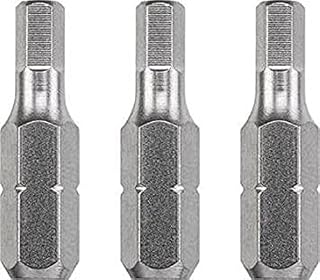 kwb 3 x bits 25 mm Hex 2.5mm Industrial Steel 121402 (TQ 60 Steel, ISO 1173, Drive C 6.3)