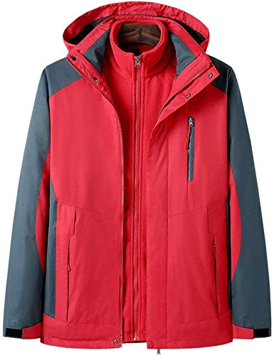 Veste de ski imperméable femme rouge pour vos séjours aux sports d'hiver