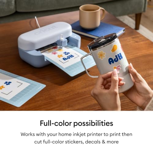 Cricut Joy™ 2 + Deluxe Bundle, Blue - Ultra-Compact Cutting Machine - Perfect for Making Cards, Stickers, Labels, Decals, & More - Portable - Includes Enough Supplies for Up to 55 Projects - 5