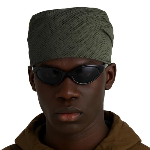 UNDERCONTROL Quick-Dry Mesh Scarf Lightweight Breathable Outdoor Bandana for Hiking, Running, Camping, Gorpcore Style Korea