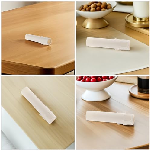 JOINPAYA プラ製キャンドルソケットカバー 15個セット キャンドルの滴り防止機能付き Φ30x100mm 白色 シャンデリアやランプ用 [3]