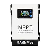 60A MPPT Solar Charge Controller, 18-150VDC PV Input, 12V/24V/48V Adjustable Output(Manual), Ideal for RV, Large Solar Systems, Compatible with Mono/Poly Panels & Lead-Acid/Lithium Batteries