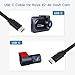 YEAOI 30 ft USB C Cable for Rove R2-4K Dual Dash Cam, Power Cord for Rove Car Dashboard Camera
