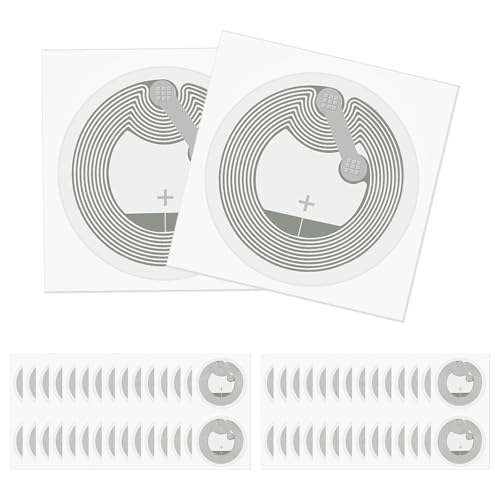 60 Stück NFC Tag Sticker Ntag215 NFC Sticker Tags NFC Tags NFC Chip RFID Tag RFID Aufkleber Tags 25mm 504 Bytes Programmierbar Wiederbeschreibbar für Alle NFC-Fähigen Handys und Geräte