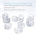 12 pcs PVC Topes de Puerta Silicona，topes para Manilla de Puerta de...