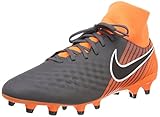  Nike Herren Magista Obra 2 Academy DF FG AH7303 Fußballschuhe, Grau (Dark Greyblacktotal Orangew 080), 41 EU