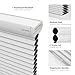 Joydeco Cellular Shades Cordless, 35 Inch Wide Blackout Cellular Blinds for Windows, Waterproof Honeycomb Blinds White Window Coverings for Bedroom, Living Room, Office, Kitchen (35