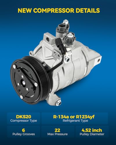 Image of PHILTOP 168666 NEW AC Compressor w /Clutch for F-150 2015-2017 2.7L