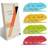 MUCLIP Paquete de 12 abrecartas cortadora de sobres, negocios