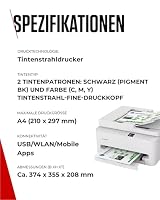 Canon PIXMA TS7550I - WLAN-Multifunktionsdrucker mit ADF, Papierkassette und Frontbedienung | Kabelloses Drucken vom Smartphone leicht gemacht PIXMA Print Plan kompatibel – Ansicht 6