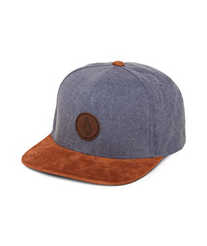 Volcom Men's Snapback Quarter Fabric Blue Stormy Blue Size:One Size