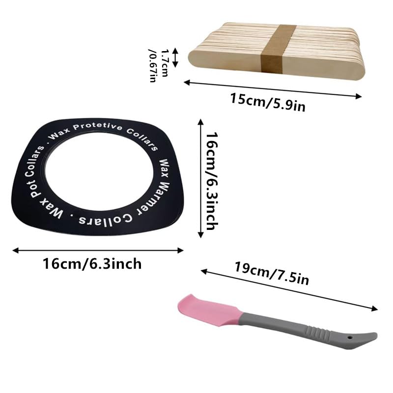 Miniatura 3 de Calentador de cera de una sola olla, máquina de calentador de cera eléctrico profesional, equipo de spa de piel facial con juego de temperatura