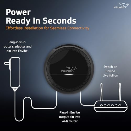 V-Guard Envibe Router UPS | 4-5 Hours of Uninterrupted Internet Connectivity | Mini UPS for 12 V Wi-Fi Router | for WiFi Router, Intercom, Set-Top... - Image 4