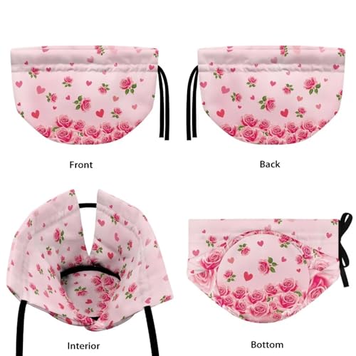 Image of Valentine Teapot Cozy for Teapot Heart Tea Pots Cozy for Keeping Warm Portable Easy to Clean Coffee Pot Cozy Polyester for Hotel Thicken Kettle Dust Cover for Kitchen