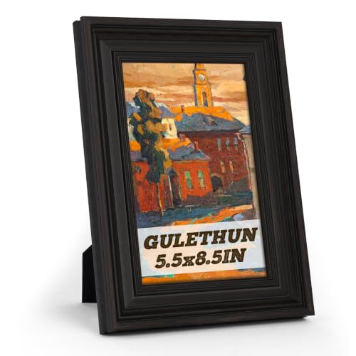 5.5x8.5 Frame, Transitional Modern Picture Frames, Vintage Photo Frame