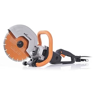 Evolution Power Tools 010-0001 Evolution R255DCT 255mm Concrete Saw-No Gas, 102.5mm Cut, Incl Premium Diamond Blade 230V, 230V-Domestic Use,Orange