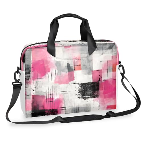 Funda para laptop 15.6 pulgadas color rosa y negro miniatura 1