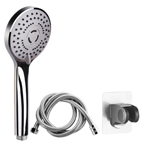 YGLEEULI Alcachofa de Ducha Alcachofa de Ducha Baño Paquete de Ducha de Mano presurizada Accesorios Boquilla de Ducha Salida de Agua Grande 5 Modelos Adaptación Universal Ahorre Agua(Package2)