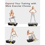 Vibration Plate Machine,180 Speeds Shake Plate for Lymphatic Drainage Weight Loss, Vibrating Fitness Platform 460LB Capacity Whole Body Workout with Bluetooth Home Exercise Gym Equipment for Women Men - Image 5
