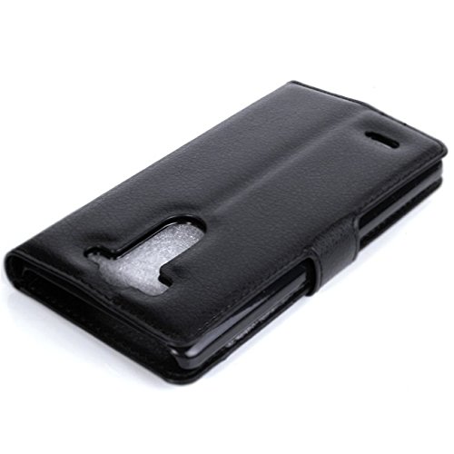 Ultra Slim Flip Bracket Case For Lg G4, Premium Soft Pu Leather [ Wallet ] Case Cover For Lg G4 (Wallet - Black) #TOP2