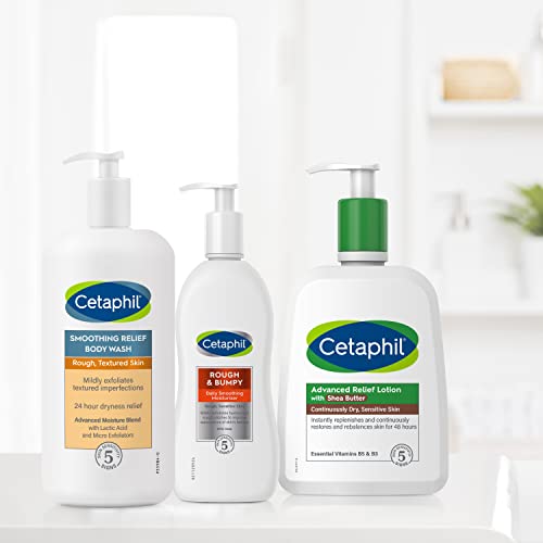 Body Wash By Cetaphil, New Smoothing Relief Exfoliating Body Wash, Mildy Exfoliates To Smooth Rough, Textured Skin, 24 Hour Dryness Relief, For Sensitive Skin, 20 Oz #TOP7
