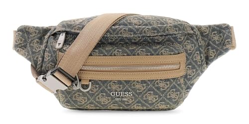 Bumbag GUESS Berlin gris azulado ideal para viajar y caminatas urbanas
