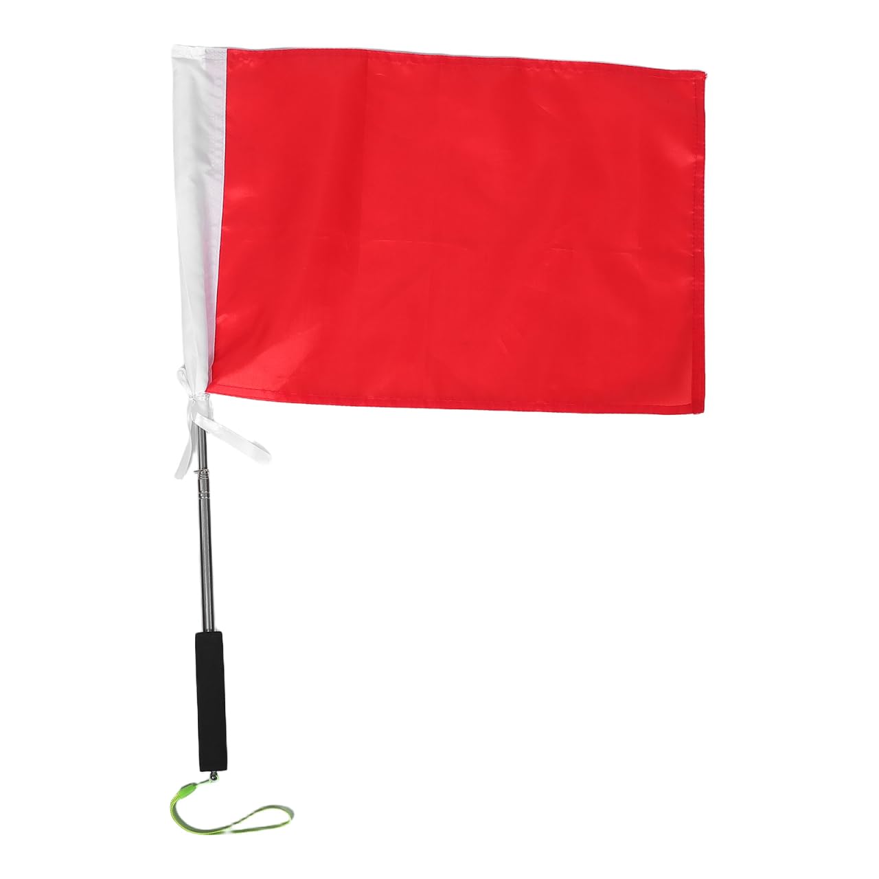 Tragbare Handflagge FüR SchulausflüGe - Verstellbare Flagge Mit 1 2M Teleskopstange Ideal FüR Kinder Outdoor-AktivitäTen Leicht Und AuffäLlig Rot
