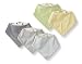 Moon and Back by Hanna Andersson Baby 5-Pack Organic Cotton Reversible Bib, Blue, One Size