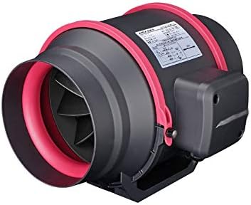 6 Inch a Silent Duct Fan Exhaust Fan Hydroponic Air Blower for Home Bathroom Vent And Grow Room Ventilation