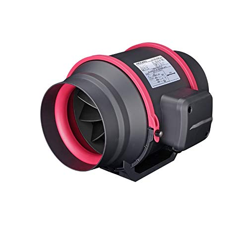 6 Inch a Silent Duct Fan Exhaust Fan Hydroponic Air Blower for Home Bathroom Vent And Grow Room Ventilation Ventilation