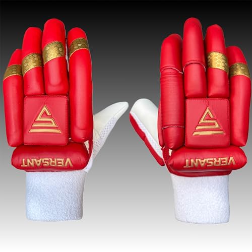 Image of VERSANT PRO DG Cricket Batting Gloves with PITTARD Palm (IPL Edition, Men Size, Right Handed)