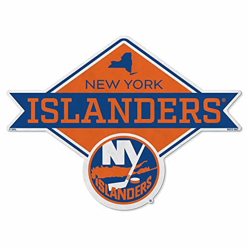 Rico Industries NHL New York Islanders Diamond Shape Cut Pennant - Home and Living Room Décor - Soft Felt EZ to Hang