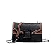 Tasche EIN-Schulter-Crossbody-Trend-Kette Mode Wild Damen Tasche Schulter Handtaschen (Farbe : Schwarz)