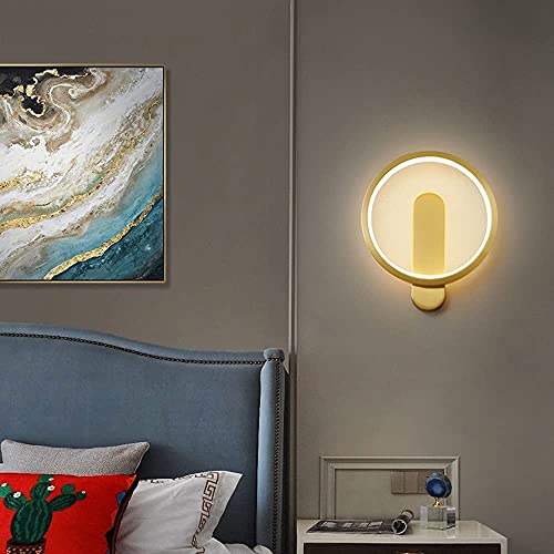 Applique en laiton brossé LED 11W variable pour miroir salle de bain