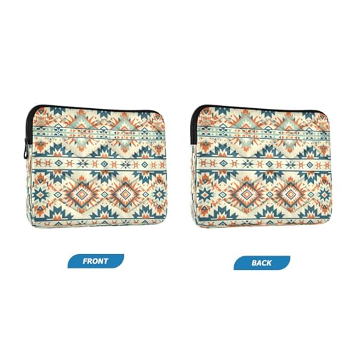 Funda para portátil 13-14 pulgadas patrón azteca impermeable miniatura 2