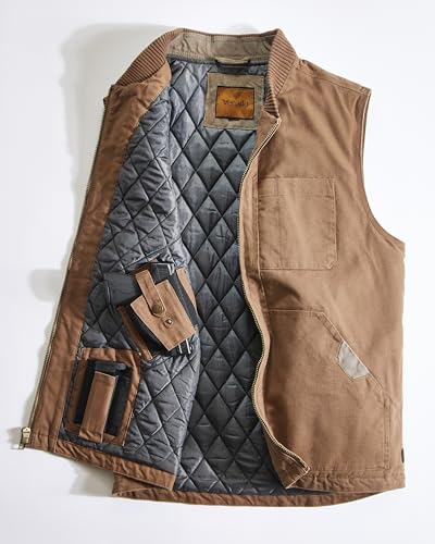 Image of Venado Concealed Carry Vest for Men - Heavy Duty Canvas - Conceal Carry Pockets