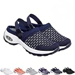 Orthopedic Clogs For Women Women'S Summer Orthopedic Sandals With Air Cushion Support To Reduce Back And Knee Pressure, Sneakers With Wide Width, Non-Slip Sole